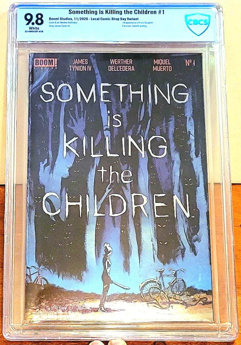 Something is Killing the Children #1 CBCS 9.8 LCSD Foil Variant (1st Appearance of Erica Slaughter) 7th Printing