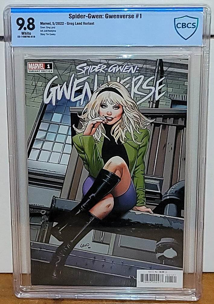 Spider-Gwen: Gwenverse #1 Land Variant CBCS 9.8