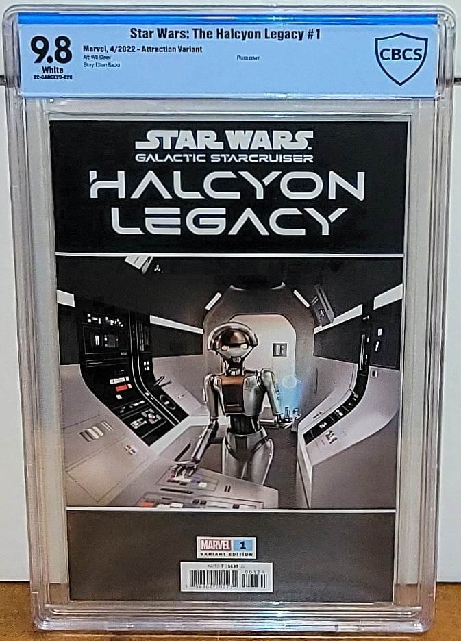 Star Wars: The Halcyon Legacy #1 Sliney Attraction Photo 1:10 Ratio Variant CBCS 9.8