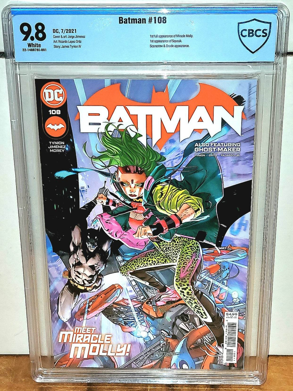 Batman #108 CBCS 9.8 (1st Appearance of Miracle Molly)