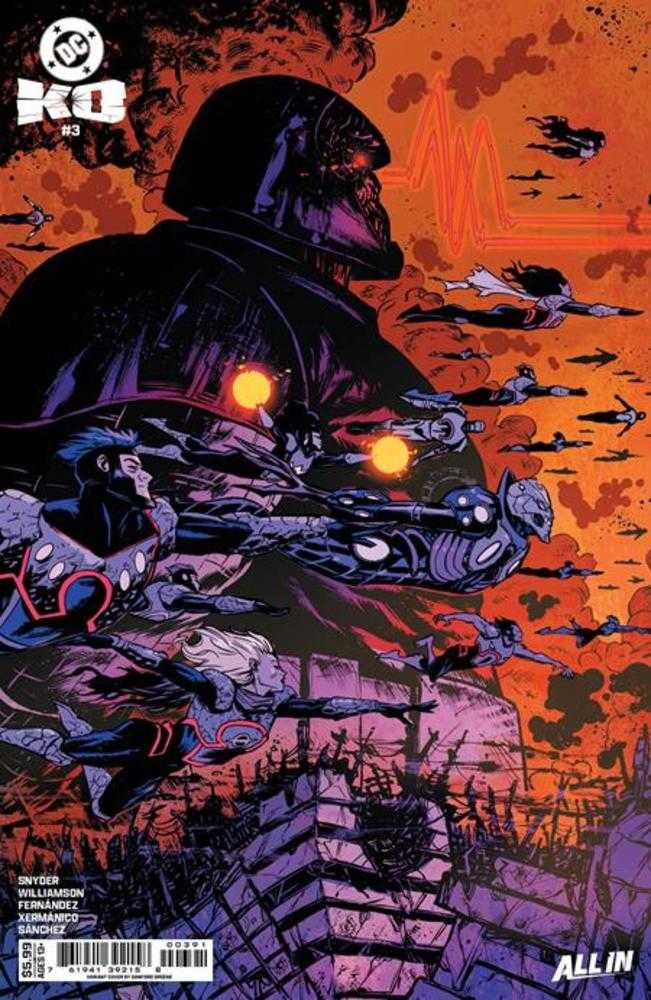DC K.O. #3 CVR F Sanford Greene Darkseid Card Stock Variant 01/14/26 (Of 5)