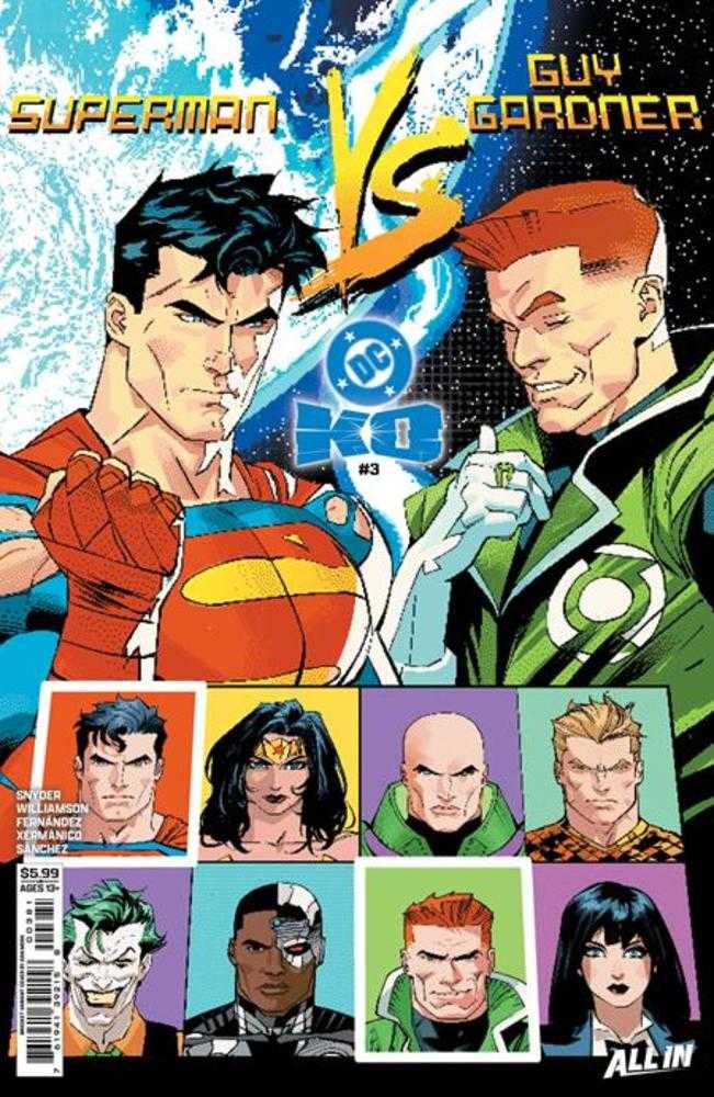 DC K.O. #3 CVR G Dan Mora Bracket Card Stock Variant 01/14/26 (Of 5)
