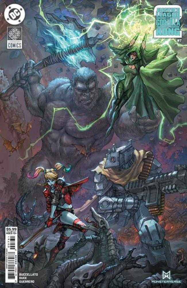 Justice League vs Godzilla vs Kong 2 #7 CVR C Alan Quah Card Stock Variant 02/25/26 (Of 7)