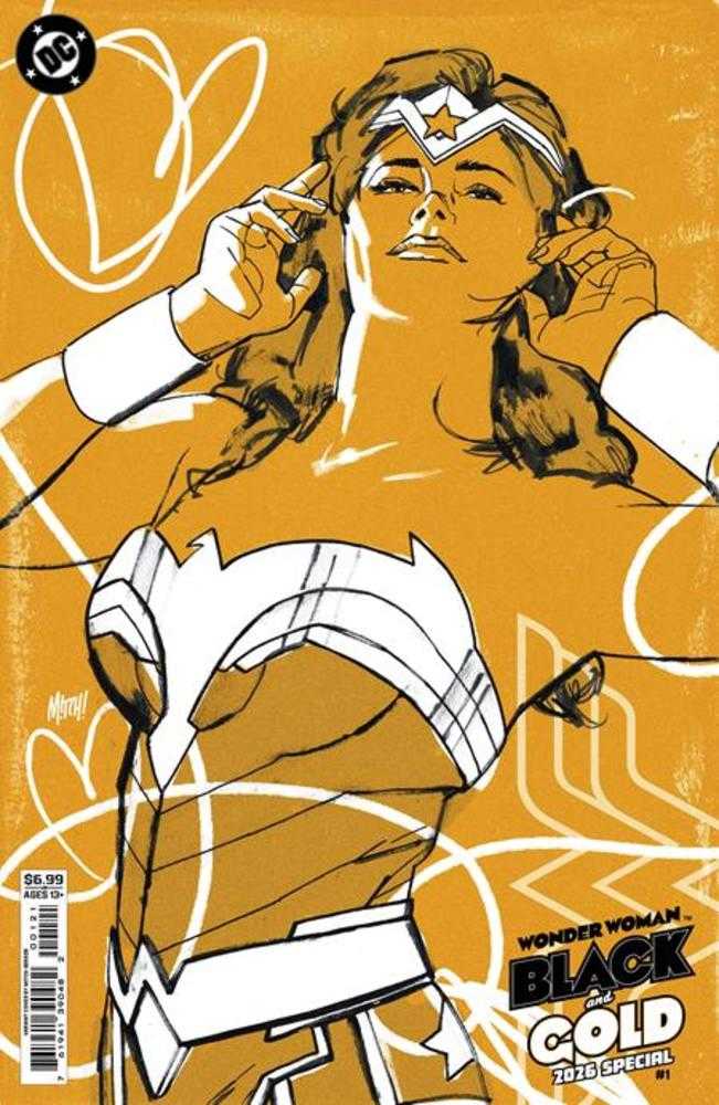 Wonder Woman Black & Gold 2026 Special #1 One Shot CVR B Mitch Gerads Card Stock Variant 01/14/26
