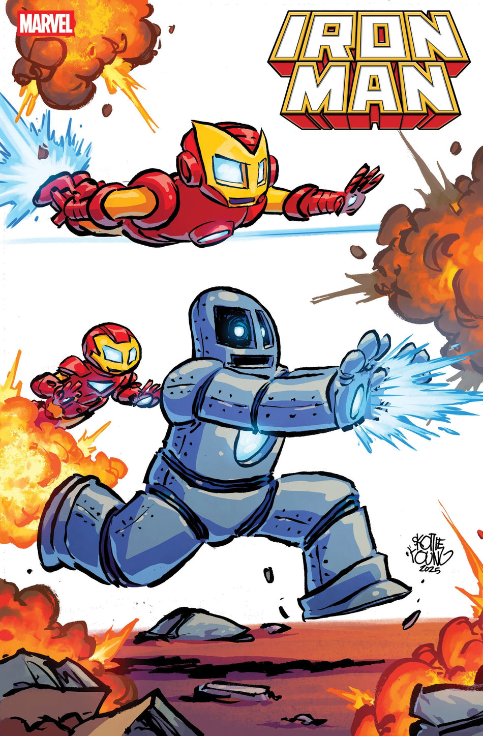 Iron Man #1 Skottie Young 4 Part Connecting Variant 01/28/26