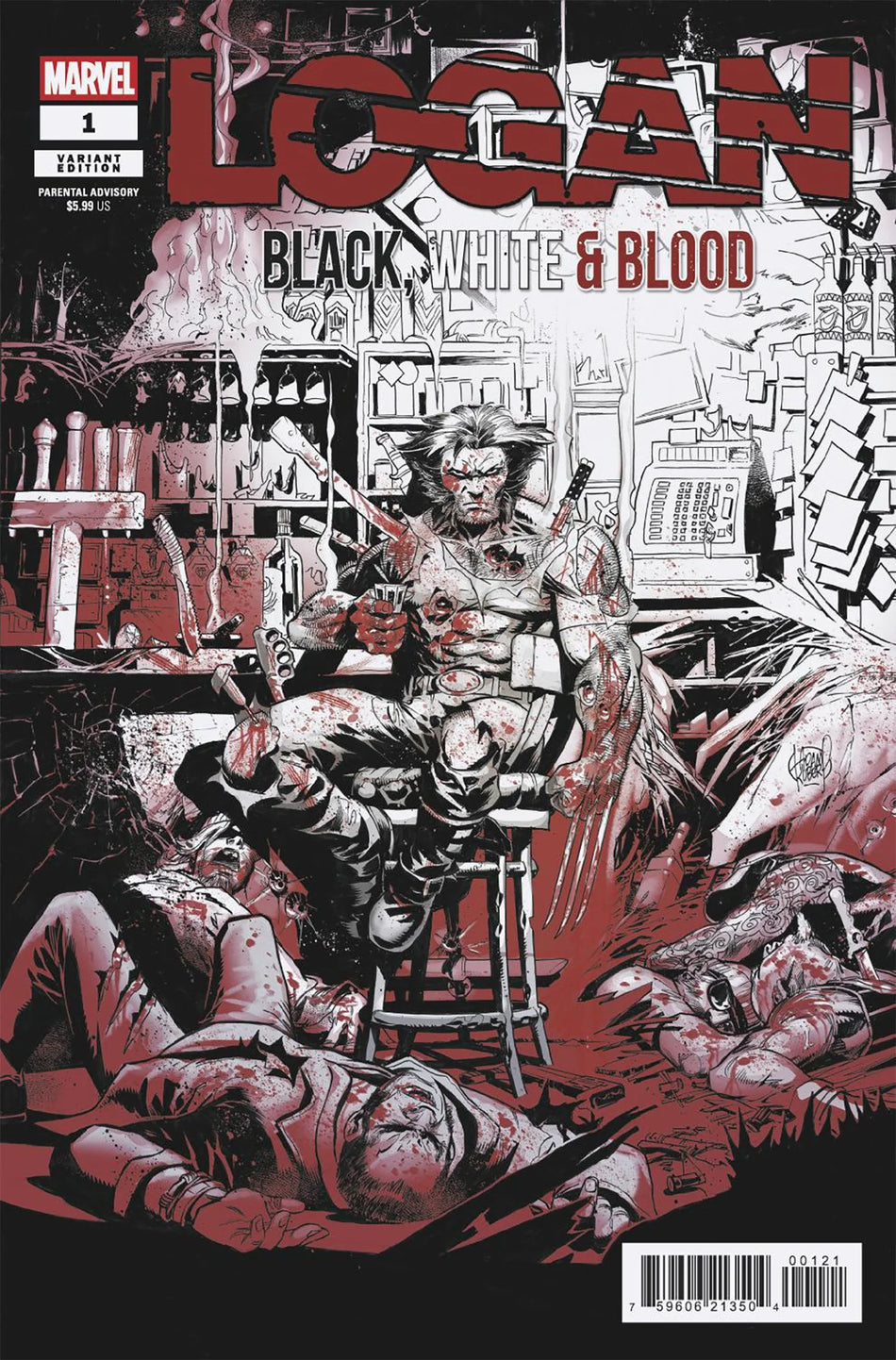 Logan Black, White & Blood #1 Adam Kubert Variant 01/14/26