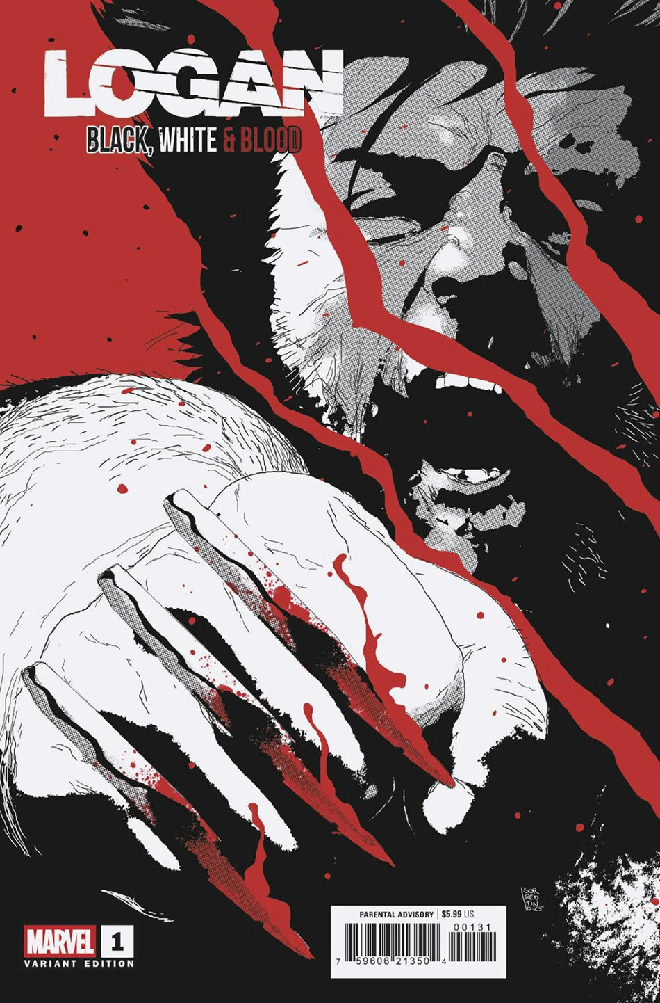 Logan Black, White & Blood #1 Andrea Sorrentino Variant 01/14/26