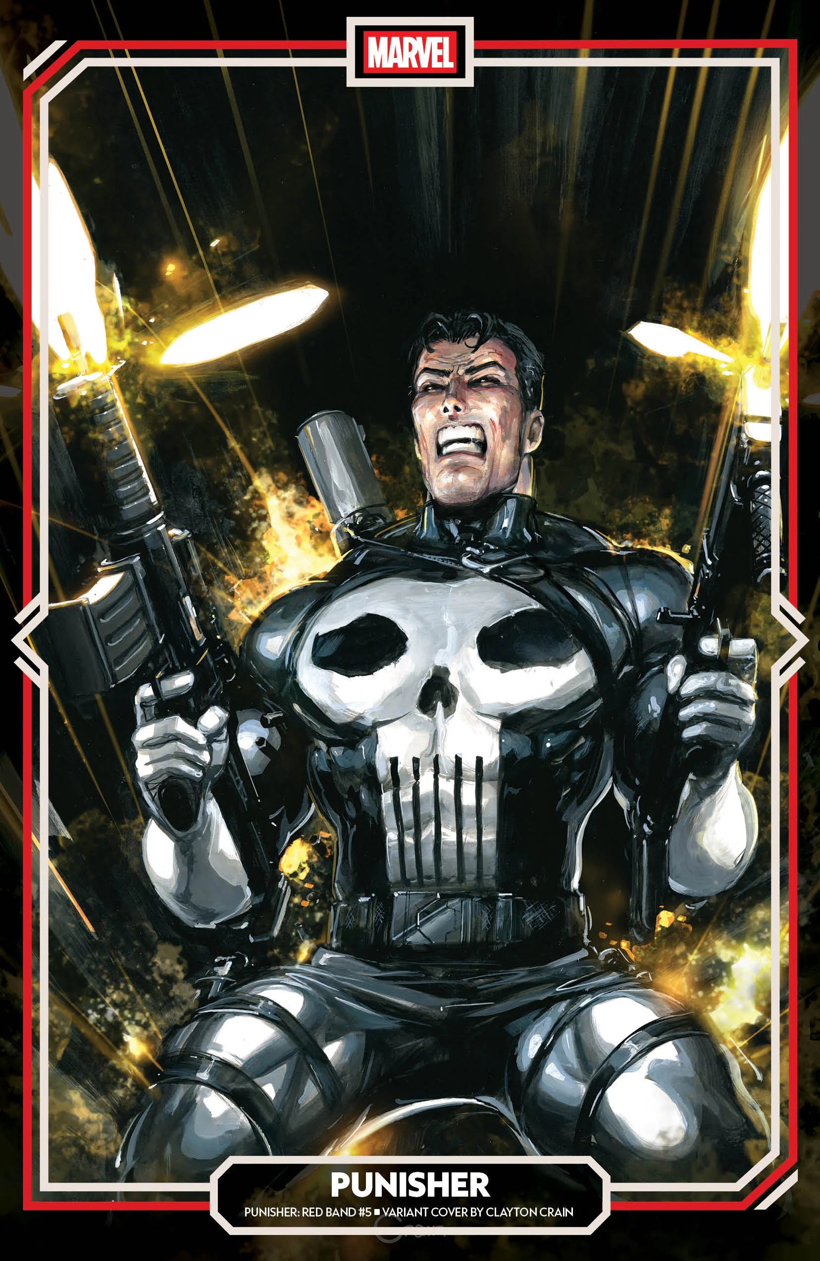 Punisher Red Band #5 Clayton Crain Variant [Polybagged] 01/28/26