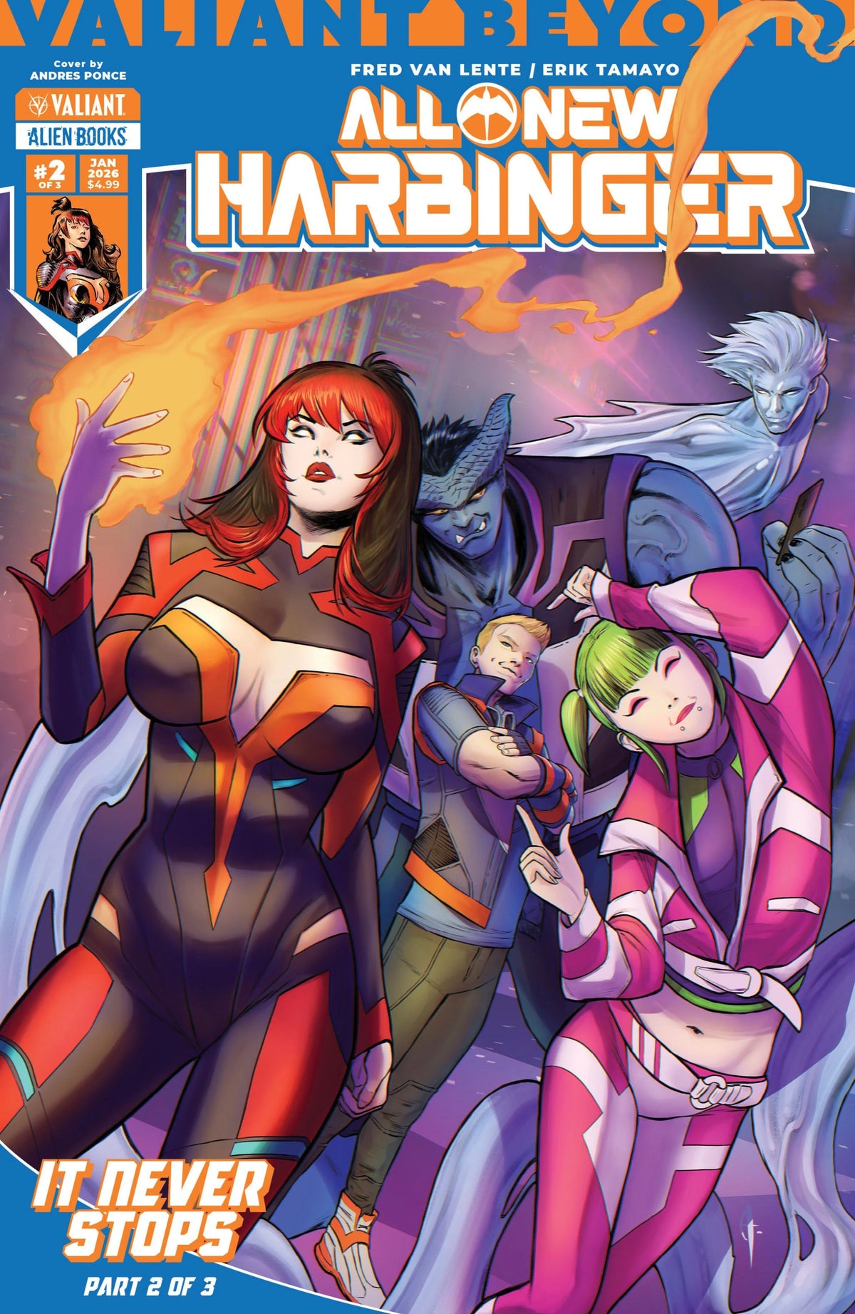 All New Harbinger #5 It Never Stops #2 CVR A Ponce 03/11/26