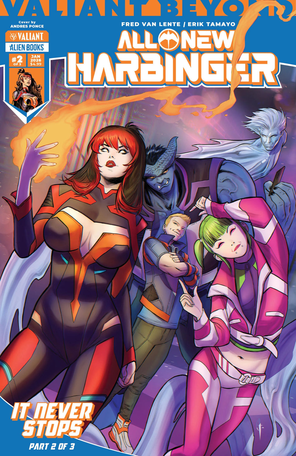 All New Harbinger #5 It Never Stops #2 CVR A Ponce 03/11/26