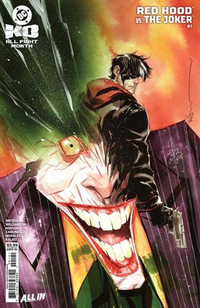 DC K.O. Red Hood vs Joker #1 One Shot CVR B Dustin Nguyen Card Stock Variant 12/24/25