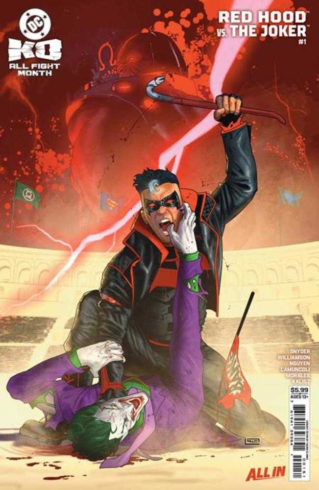 DC K.O. Red Hood vs Joker #1 One Shot CVR E Taurin Clarke Card Stock Variant 12/24/25