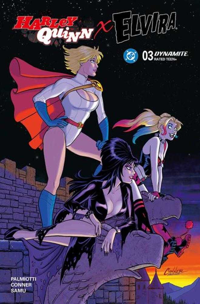 Harley Quinn X Elvira #3 CVR G 1:10 Amanda Conner Night Original Variant 12/17/25