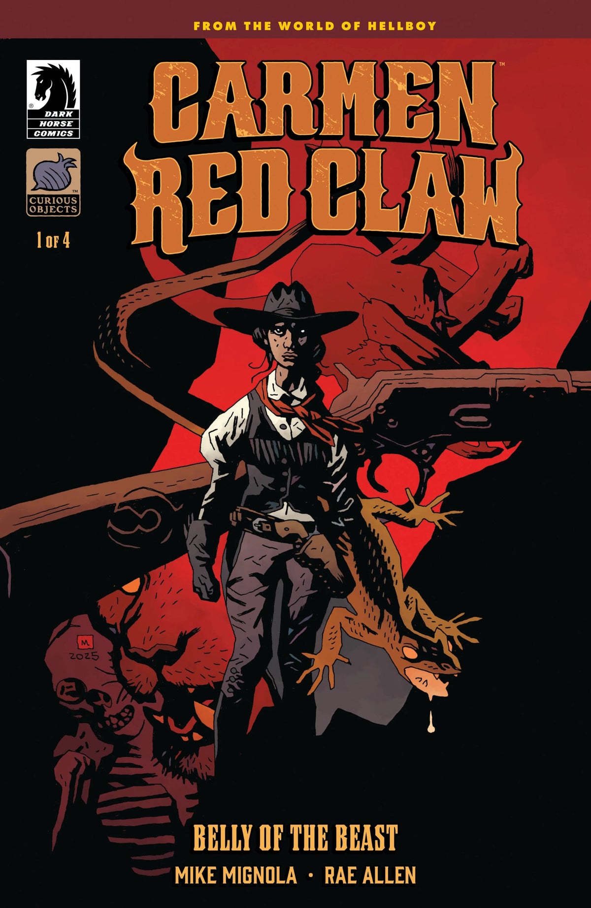 Carmen Red Claw Belly of the Beast #1 CVR B Mike Mignola 01/07/26