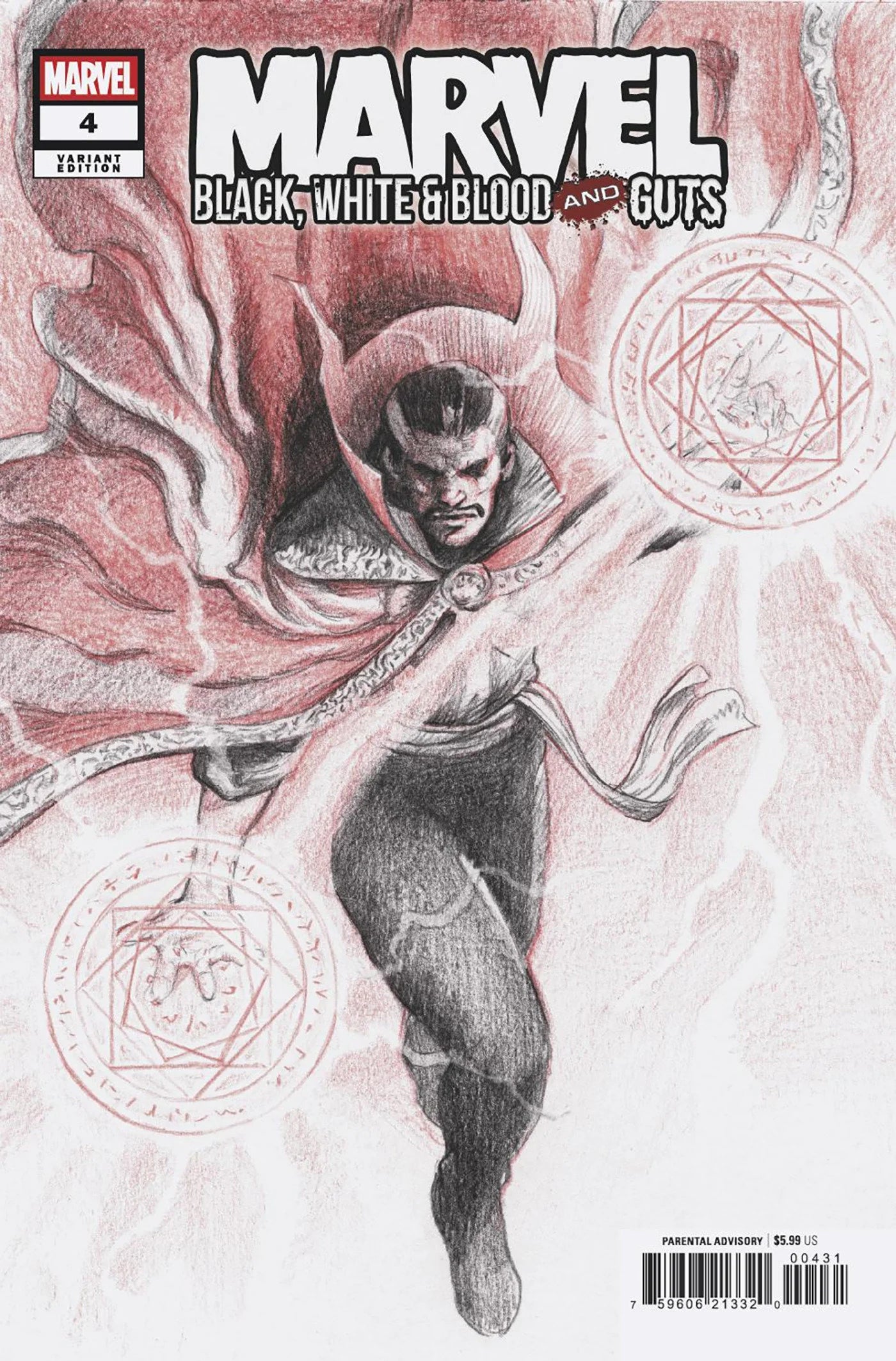 Marvel Black, White & Blood and Guts #4 Mistsuhiro Arita Variant 01/07/26