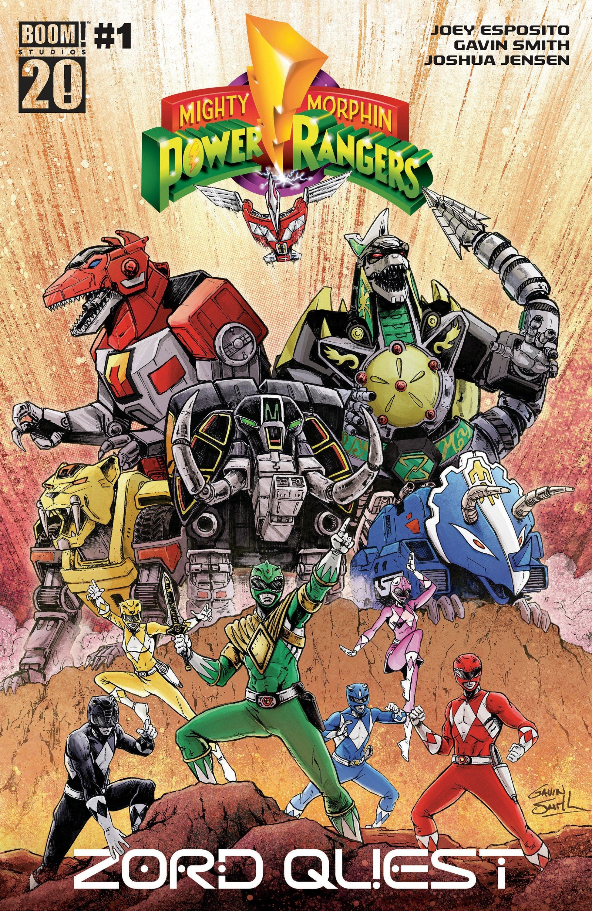 Mighty Morphin Power Rangers Zord Quest #1 A Main Dressed Smith 01/07/26