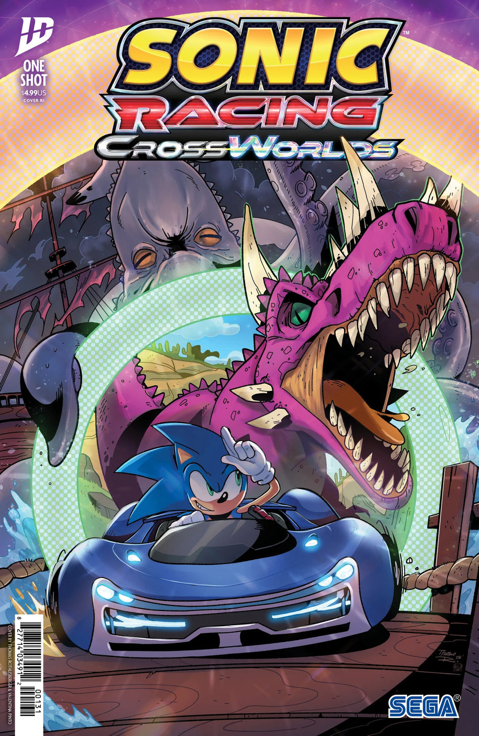 Sonic the Hedgehog Sonic Racing Cross Worlds Variant 1:10 Rothlisberger 03/04/26