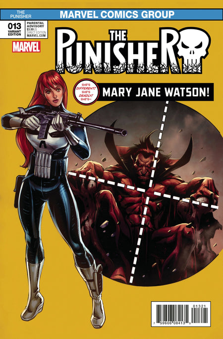 Punisher #13 Williams Mary Jane Var ASM 129 Homage - NM Near Mint