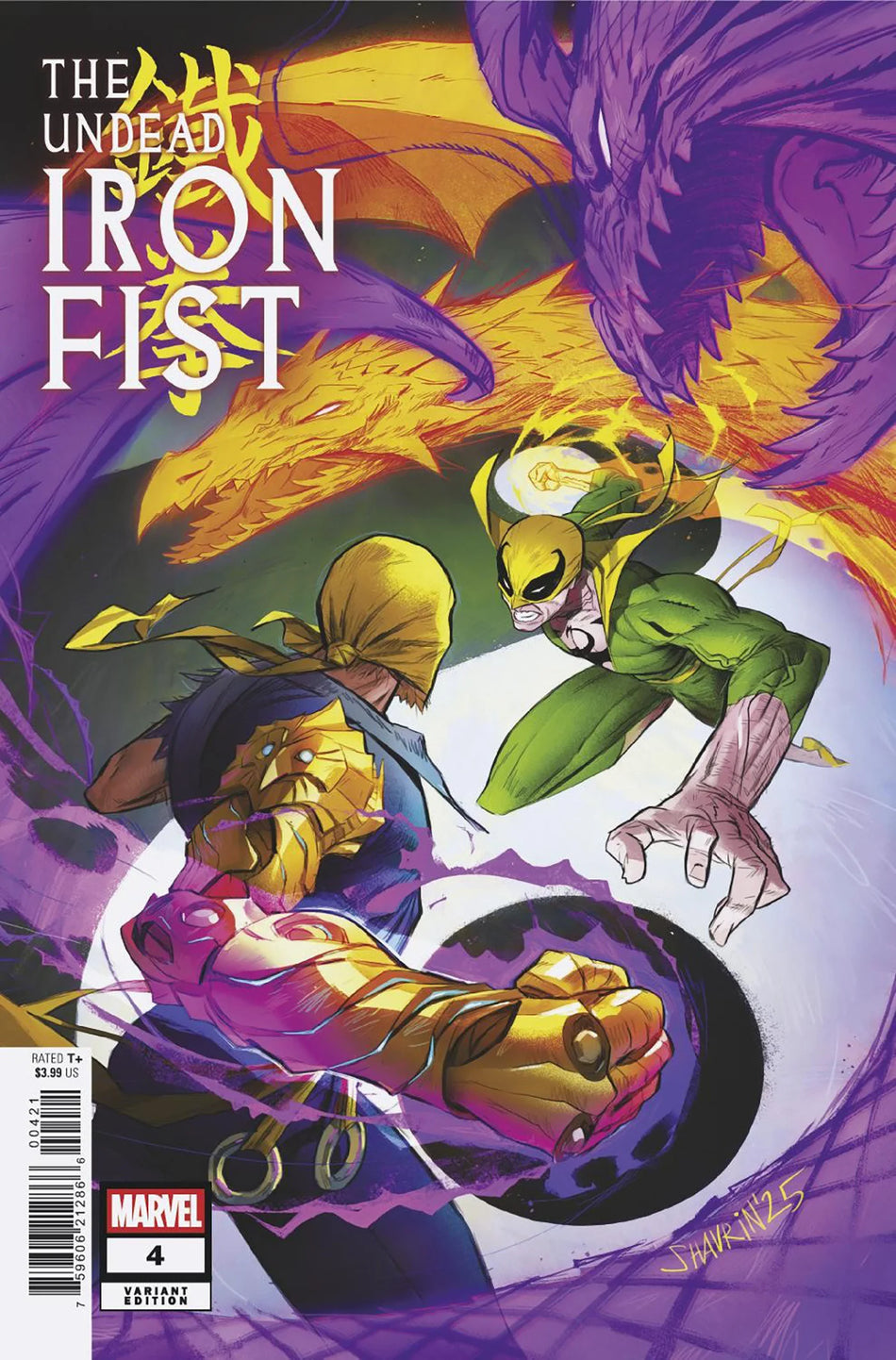 Undead Iron Fist #4 Ivan Shavrin Variant 12/31/25