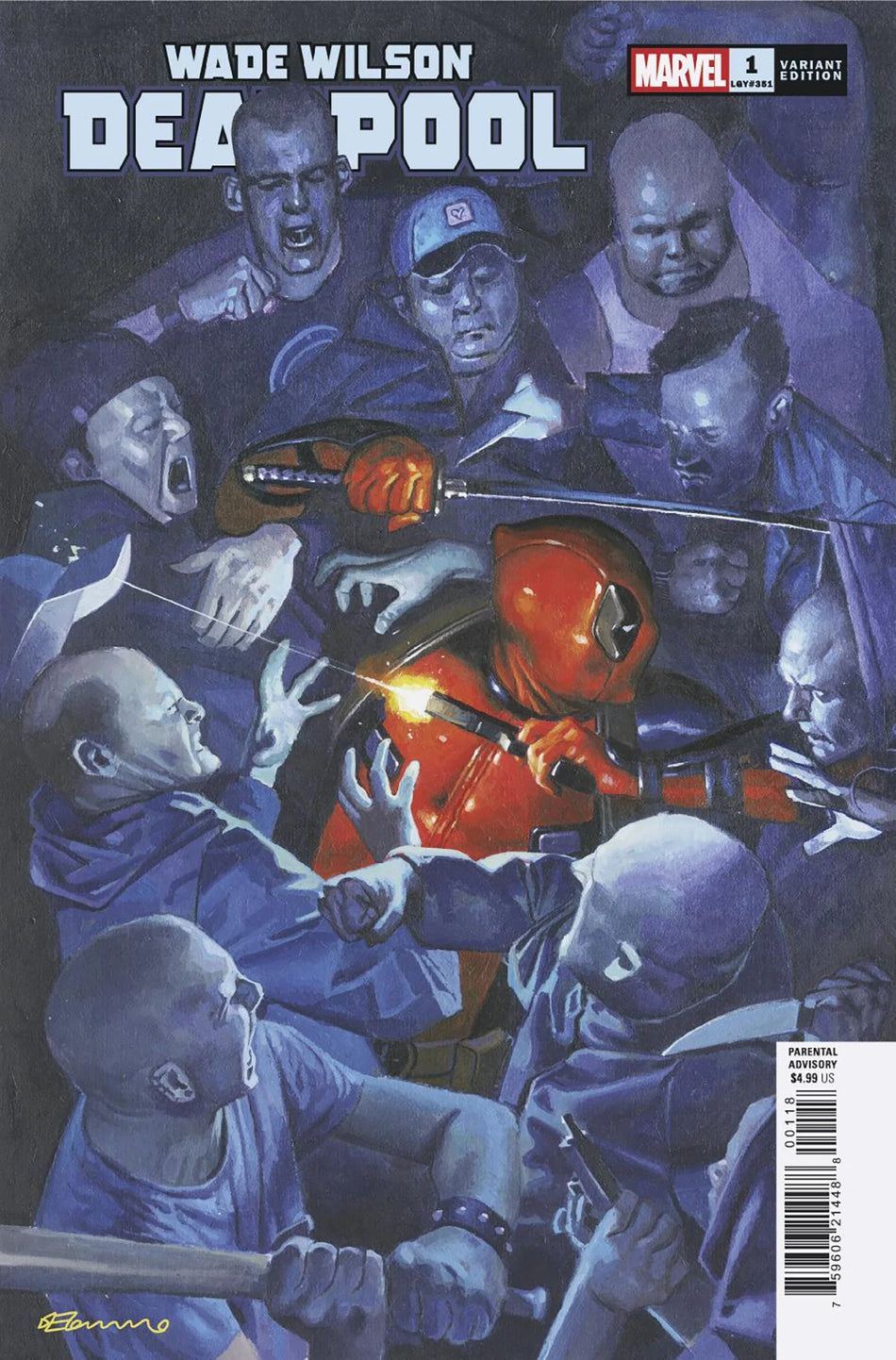 Wade Wilson Deadpool #1 Fabrizio De Tommaso 1:25 Variant 02/11/26