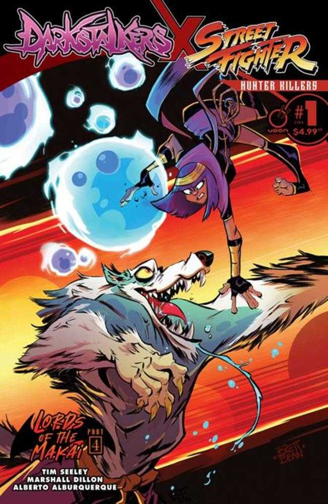 Darkstalkers X Street Fighter Hunter Killers #1 One Shot CVR B Brett Bean Variant 02/25/26