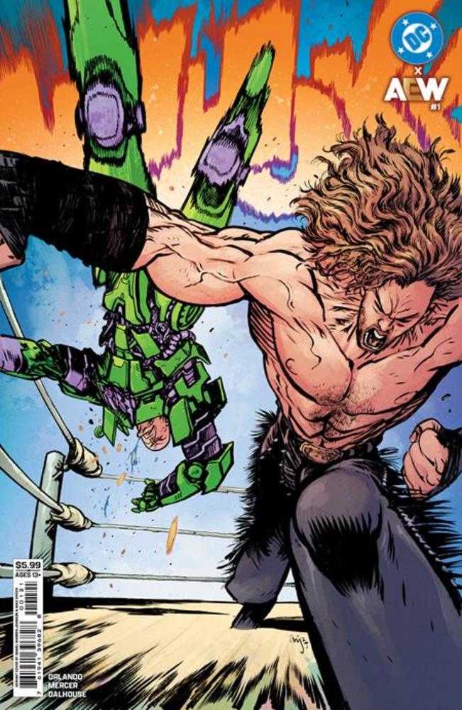 DC X AEW #1 CVR B Daniel Warren Johnson Card Stock Variant 02/04/26 (Of 2)