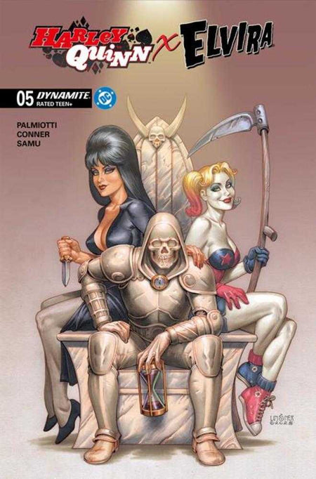 Harley Quinn X Elvira #5 CVR C Joseph Michael Linsner Variant 03/11/26