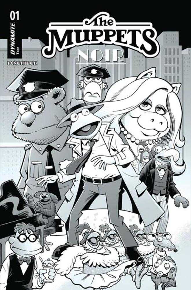 Muppets Noir #1 CVR G Inc 1:15 Roger Langridge Line Art Variant 02/18/26