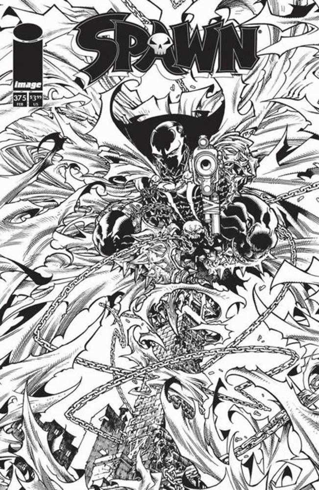Spawn #375 CVR B Harvey Tolibao Black & White Variant 05/13/26