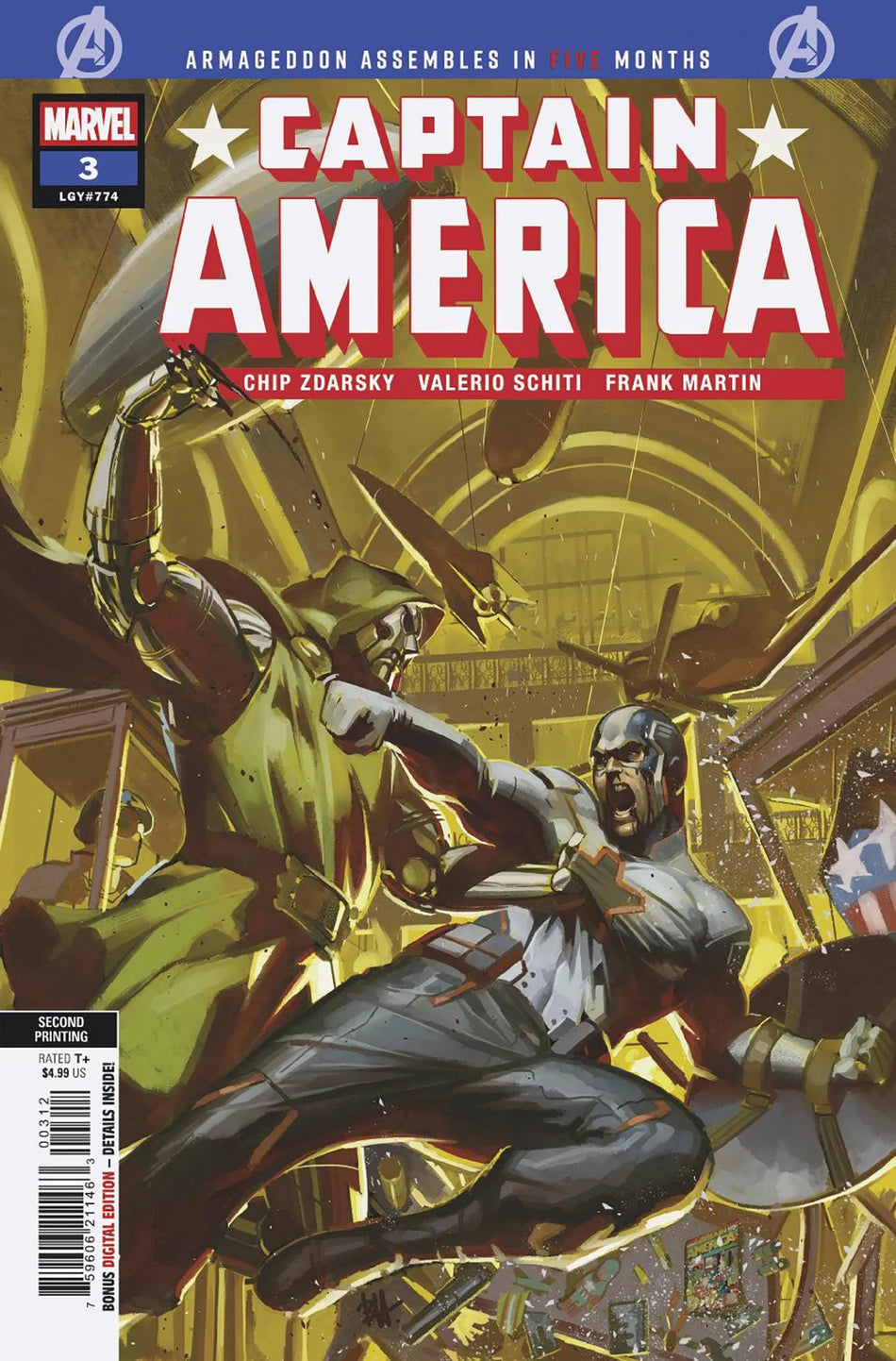 Captain America #3 Ben Harvey 2nd Print Variant 01/28/26