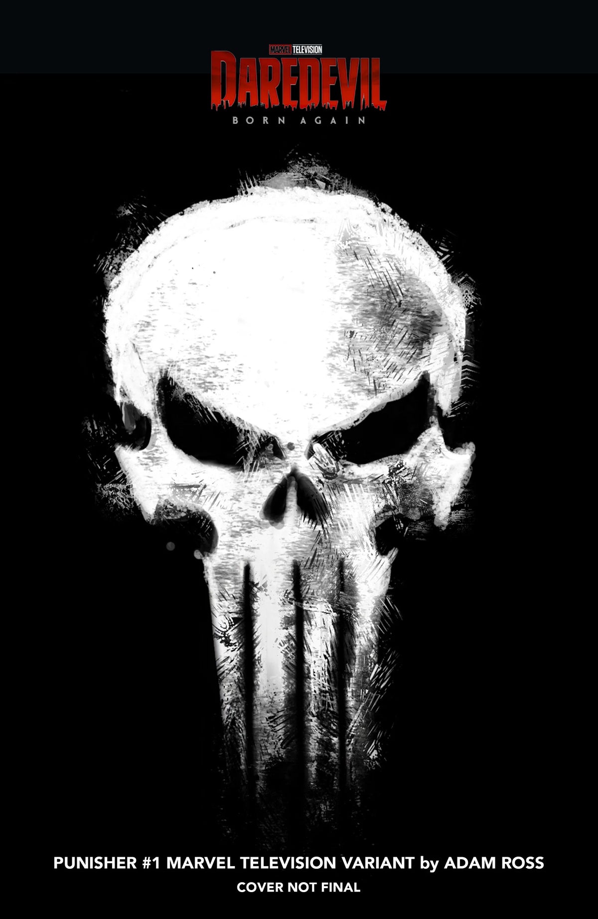 Punisher #1 Adam Ross Marvel Television Logo Variant 02/25/26
