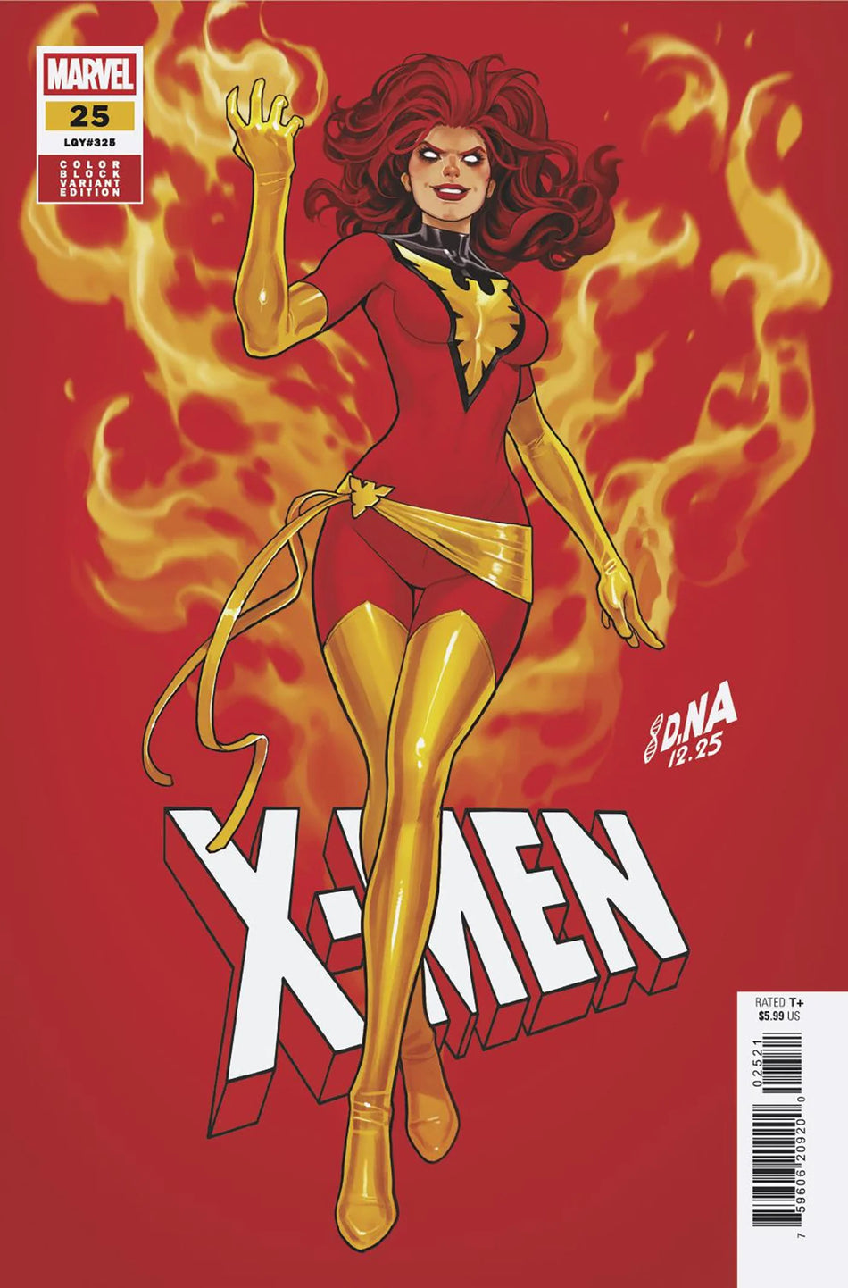 X-Men #25 David Nakayama Color Block Red Variant 02/18/26