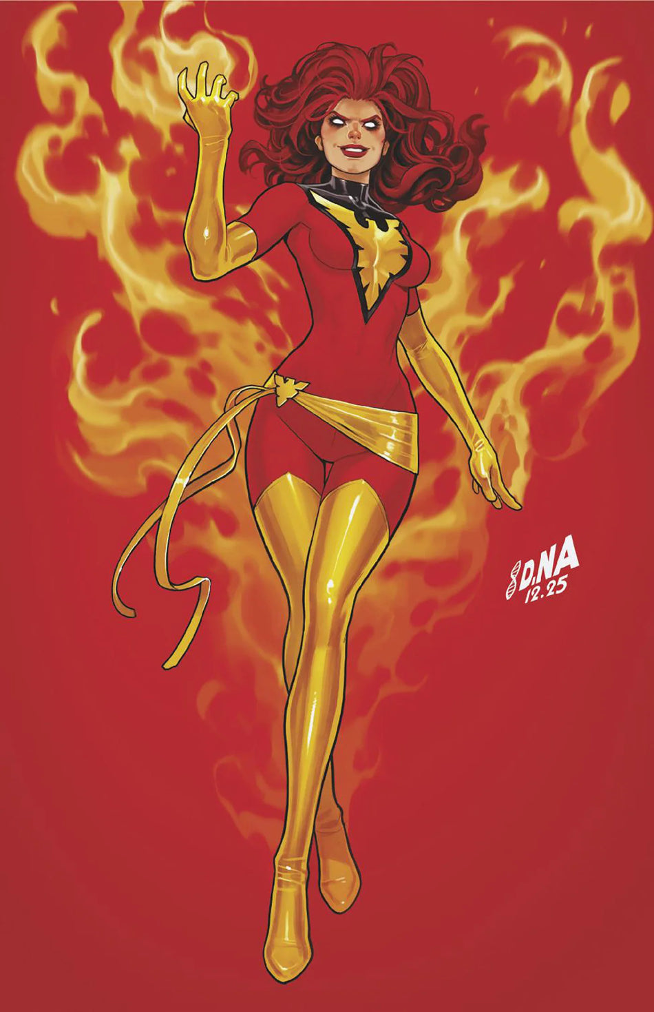 X-Men #25 David Nakayama 1:50 Color Block Red Full Art Variant 02/18/26