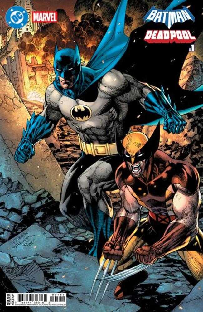 Batman Deadpool #1 One Shot 2nd Print CVR B Jim Lee & Scott Williams Card Stock Variant 01/28/26