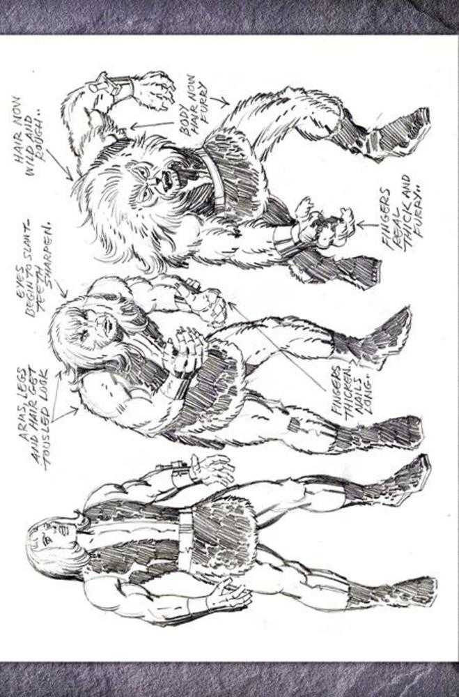 Thundarr the Barbarian #1 CVR U Inc 1:7 Jack Kirby Model Sheet Virgin FOC Bonus Variant 02/04/26