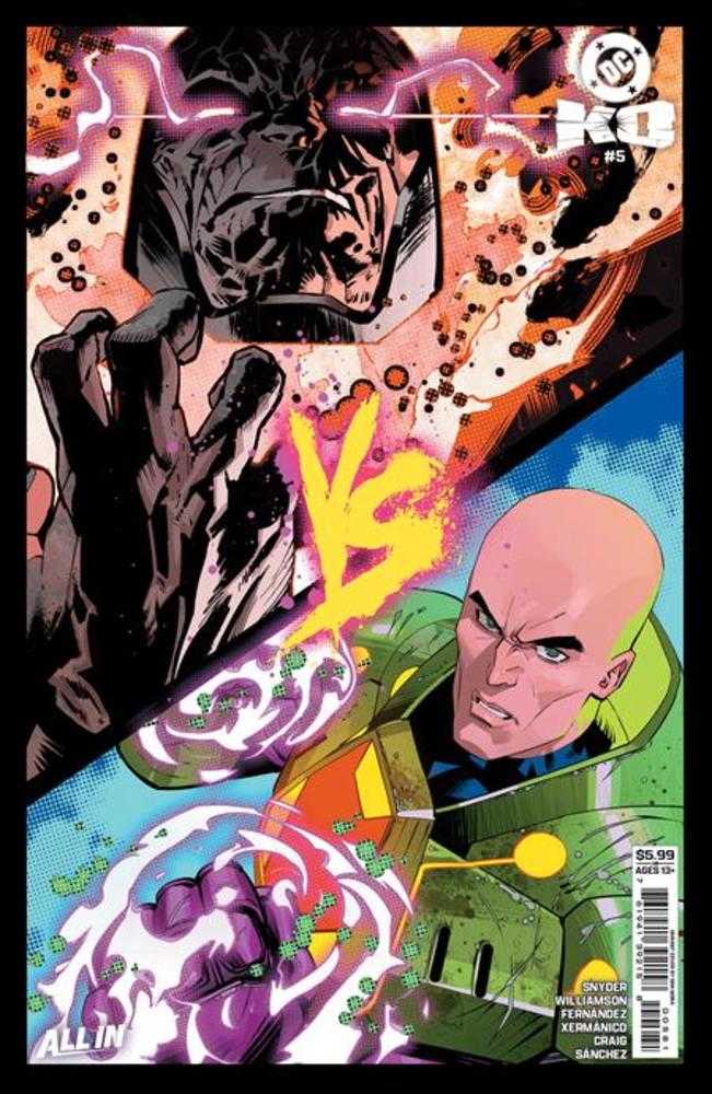 DC K.O. #5 CVR G Dan Mora Bracket Card Stock Variant 03/04/26 (Of 5)