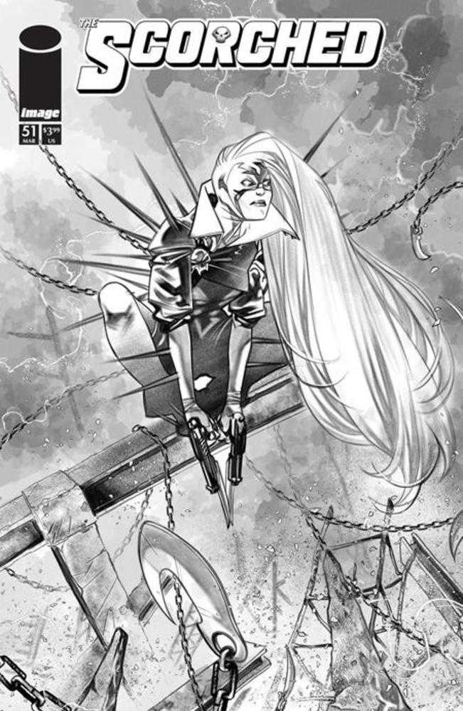 Spawn Scorched #51 CVR B Ig Guara Black & White Variant 05/27/26