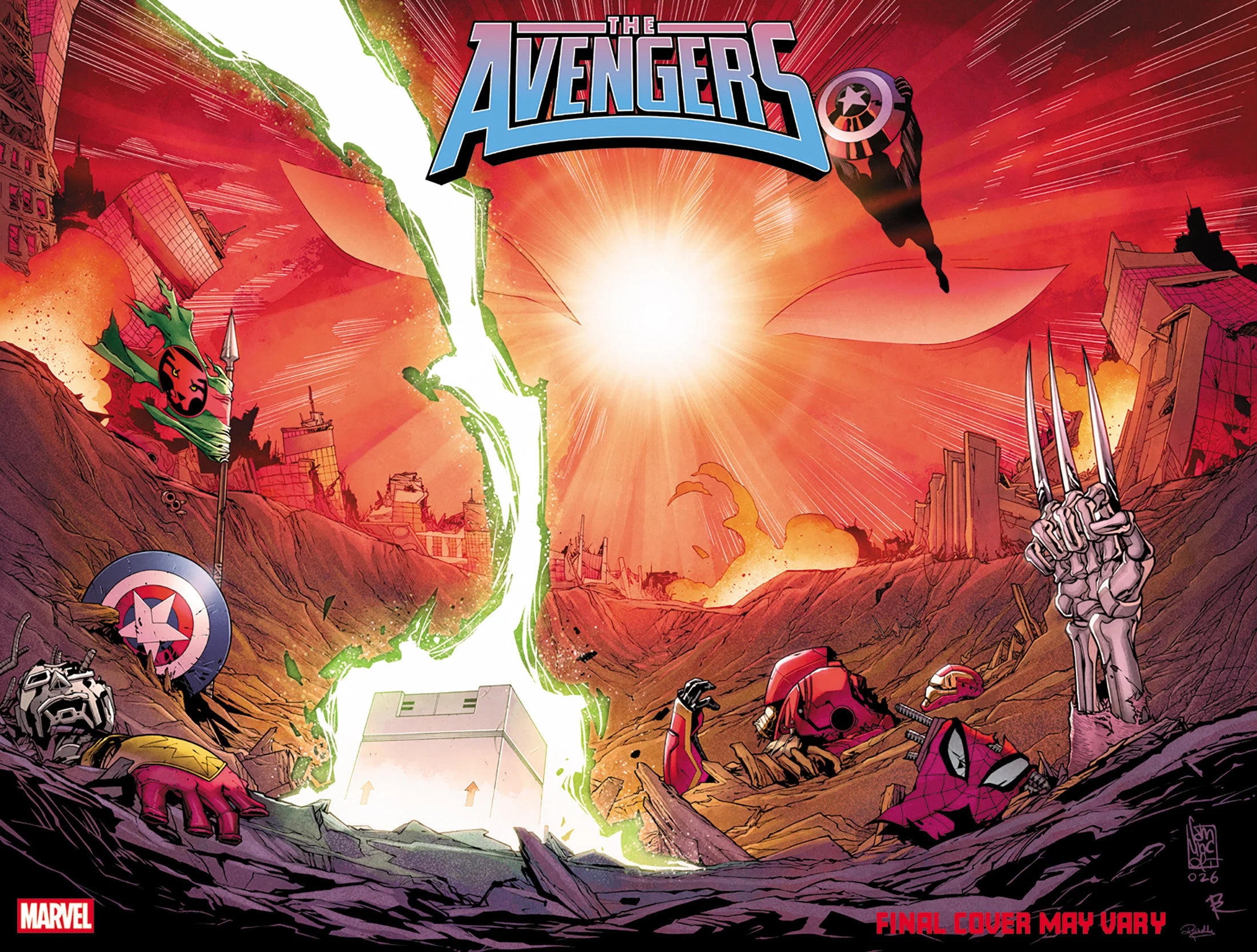 Avengers #36 Giuseppe Camuncoli Wraparound Foreshadow Variant 03/04/26