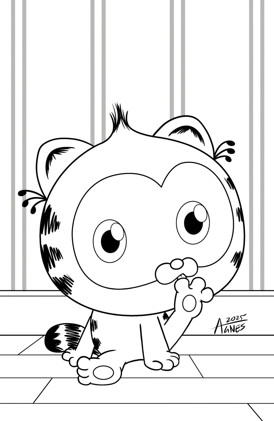 Baby Garfield #1 E 1:10 Variant Edition Full Art, Garbowska 03/18/26