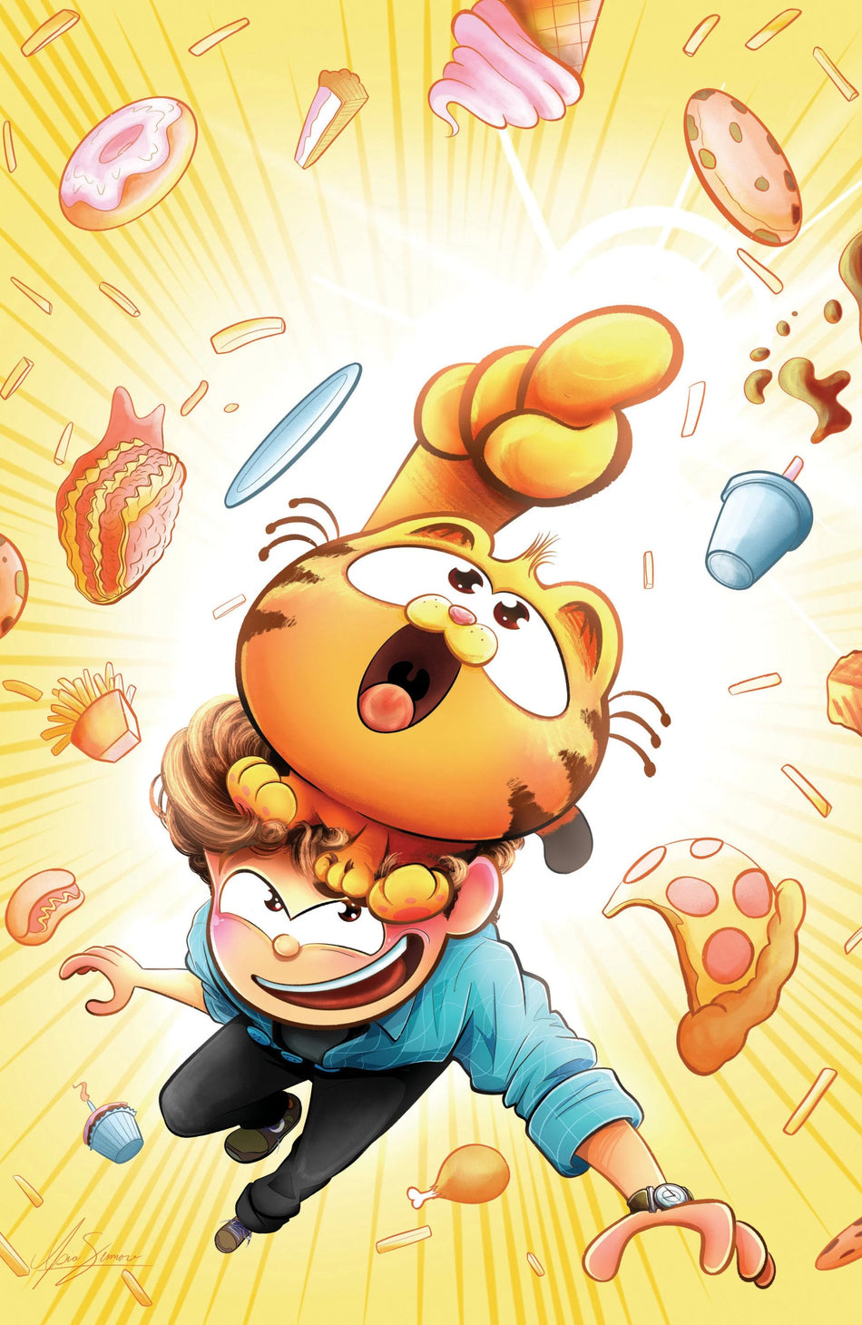 Baby Garfield #1 F 1:15 Variant Edition Full Art, Simone 03/18/26