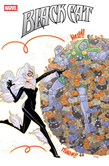 Black Cat #8 Marguerite Sauvage Doom Homage Variant 03/11/26