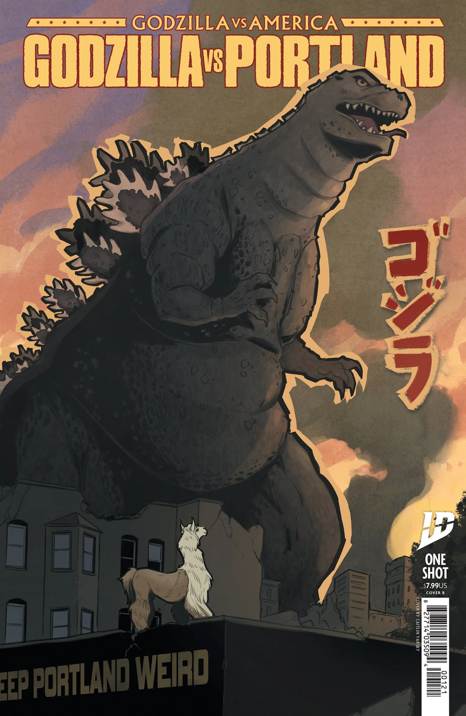 Godzilla vs. America Portland Variant B Yarsky 03/11/26
