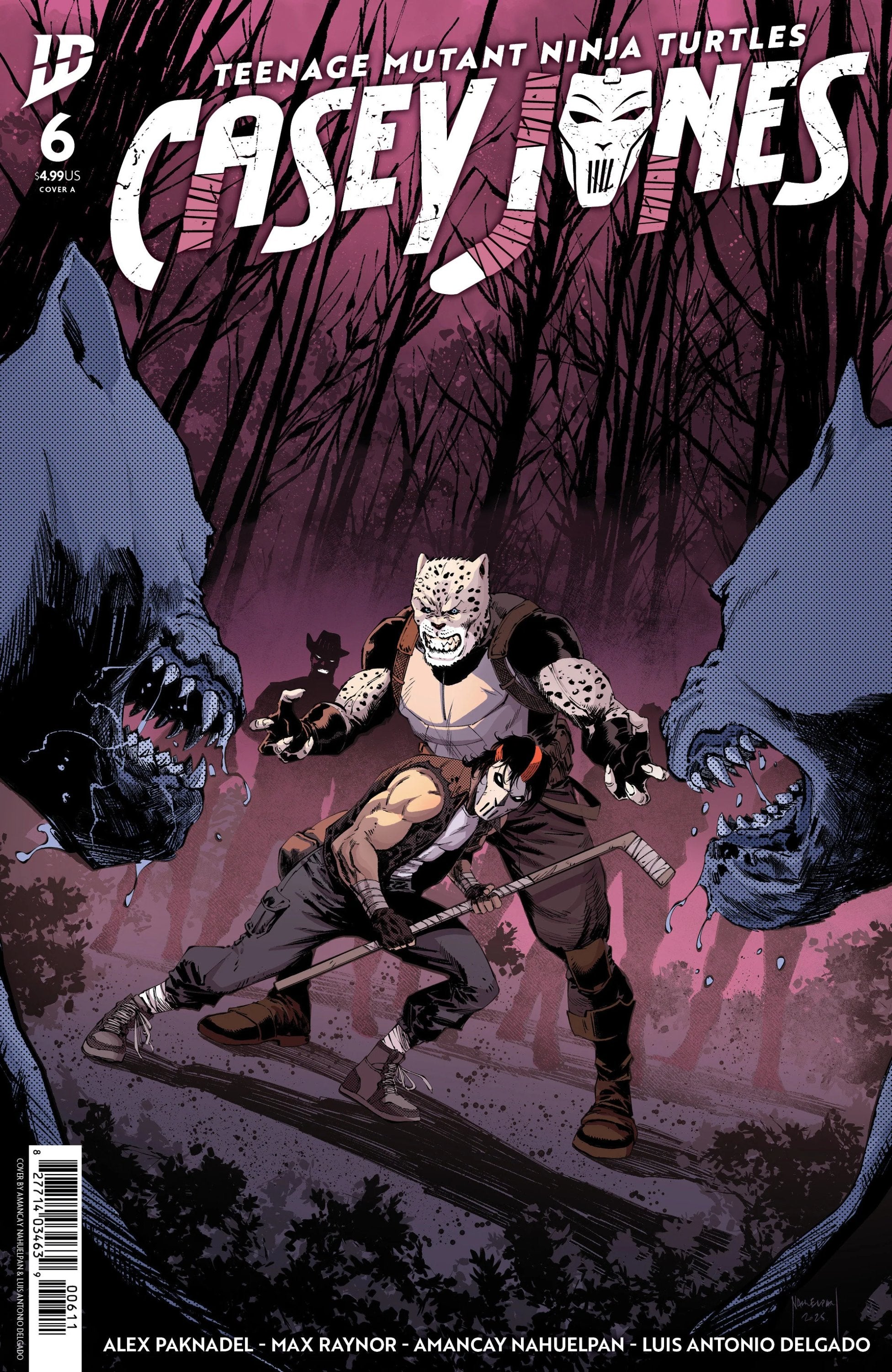 Teenage Mutant Ninja Turtles Casey Jones #6 CVR A Nahuelpan 04/01/26