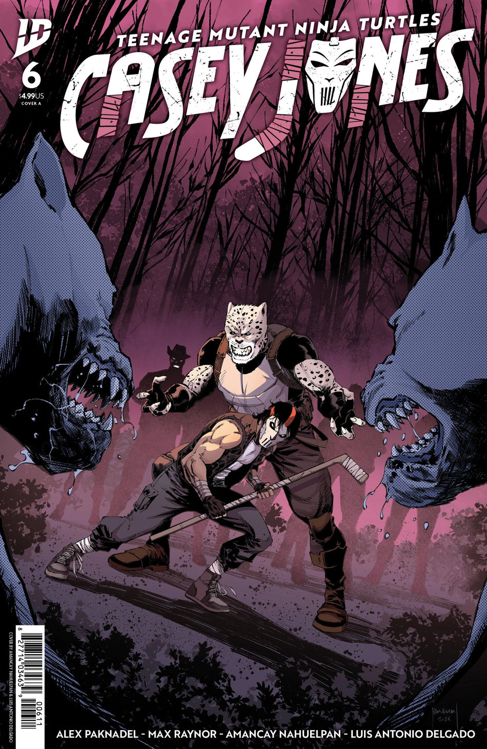 Teenage Mutant Ninja Turtles Casey Jones #6 CVR A Nahuelpan 04/01/26