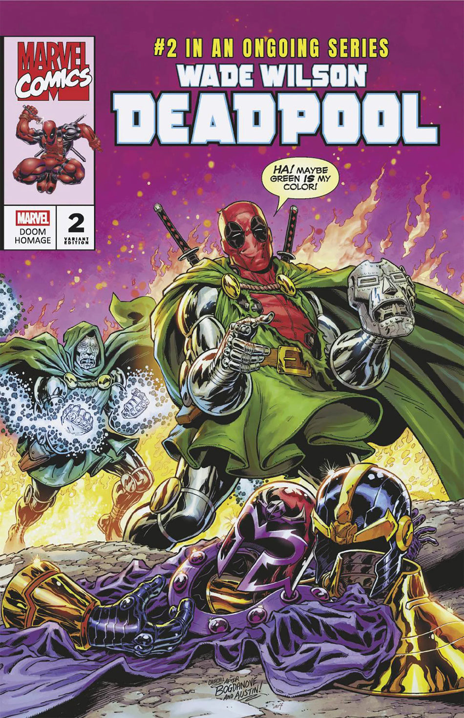 Wade Wilson Deadpool #2 Ian Churchill Doom Homage Variant 03/18/26