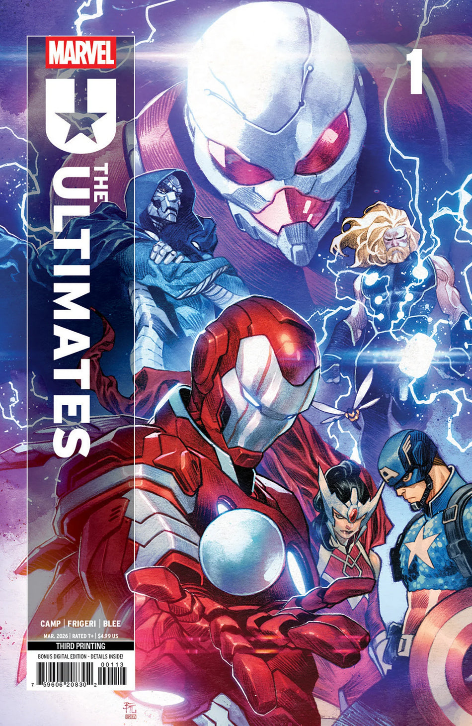 Ultimates #1 Dike Ruan 3rd Print Variant 03/04/26