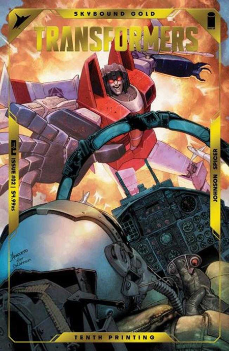 Transformers #2 10th Print CVR B Jay Anacelto & Romulo Fajardo Jr Emboss & Gold Foil Variant 03/11/26