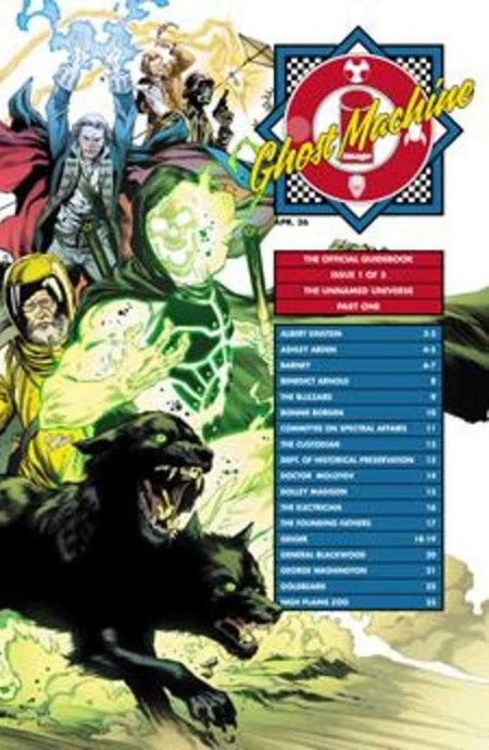 Ghost Machine the Official Guidebook #1 CVR C Ivan Reis & Danny Miki Wraparound Variant 04/01/26 (Of 5)