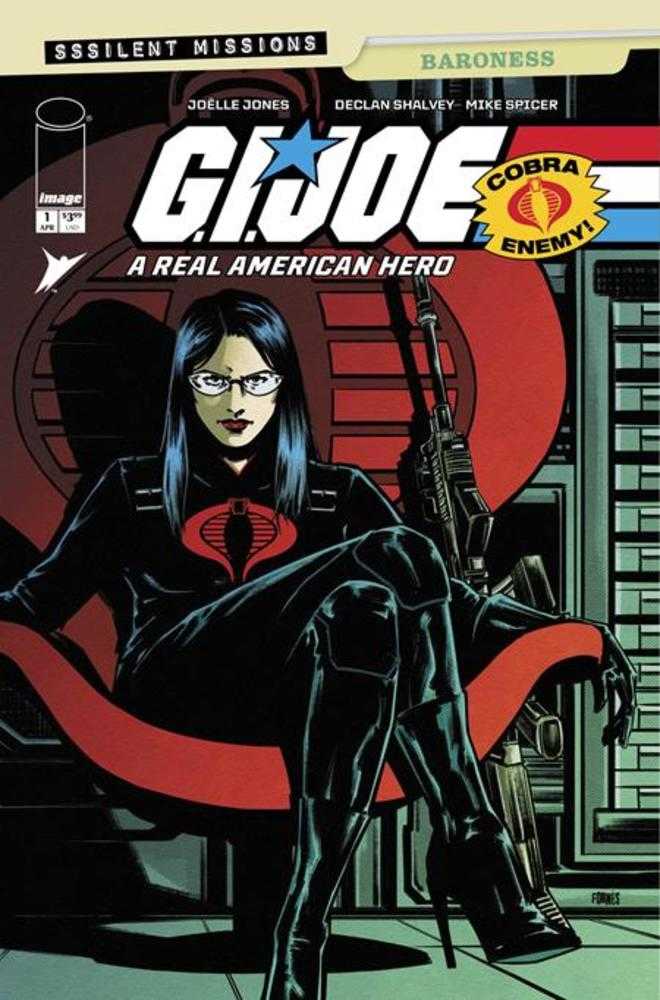 G.I. Joe A Real American Hero Sssilent Missions Baroness #1 One Shot CVR B Jorge Fornes Variant 04/01/26