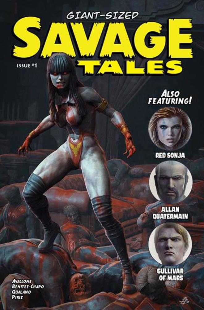 Giant Sized Savage Tales One Shot CVR B Bjorn Barends Vampirella Variant 04/29/26
